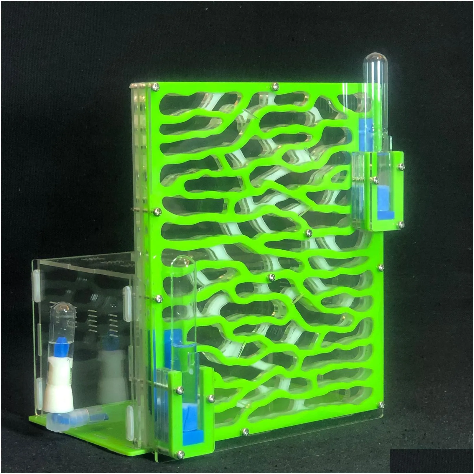 Small Animal Supplies DIY Large Acrylic Ant Farm with Feeding Area Big Ants House Ant Nest Villa Insect Pet Anthill Workshop 6 Layers 19.5*15*22cm