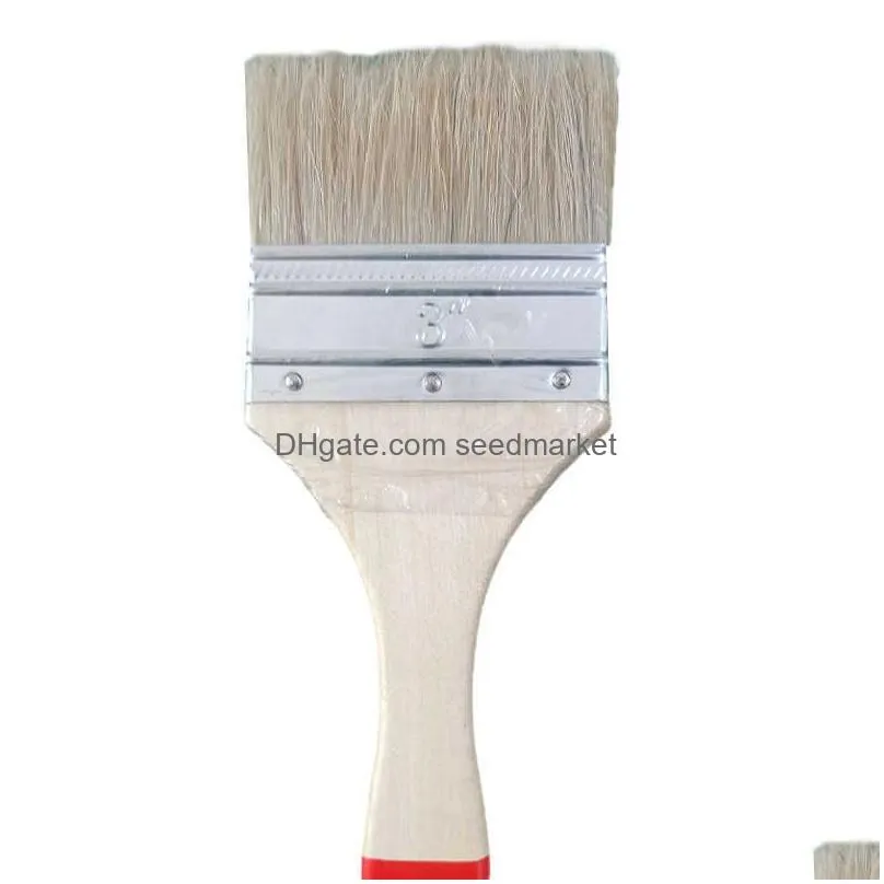 type 202 wooden handle paint brush decorator paint brushesjk56