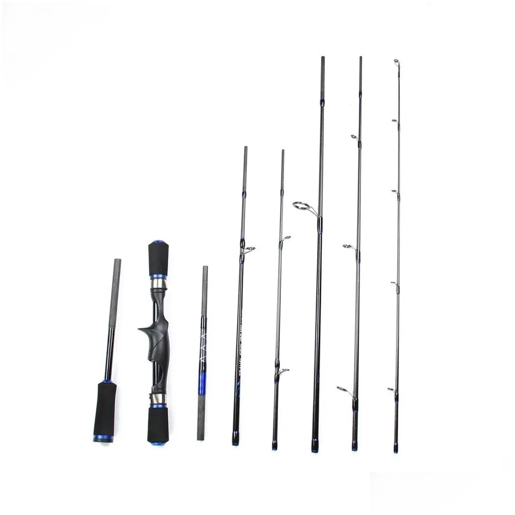 Multifunction Spinning Casting Rod 1 8m 2 1m Travel Spin Baitcasting Rods Super Trout Sea Beach M MH Hard 8 Sections China299d