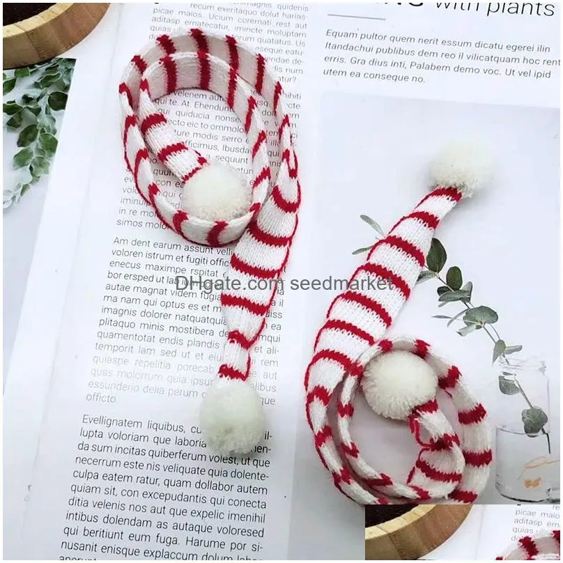 mini scarf decor xmas doll clothes accessory miniature cute christmas party ornament beverages red wine bottle cocktail cup decoration pet scarfs
