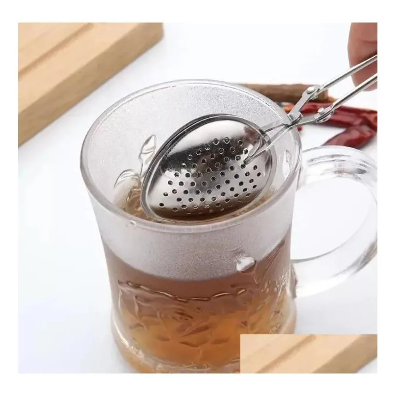 Stainless Steel Teas tool Strainer Tea Spoon Seasoning Infuser Star Shell Oval Round Heart Shape Strainer Teaware