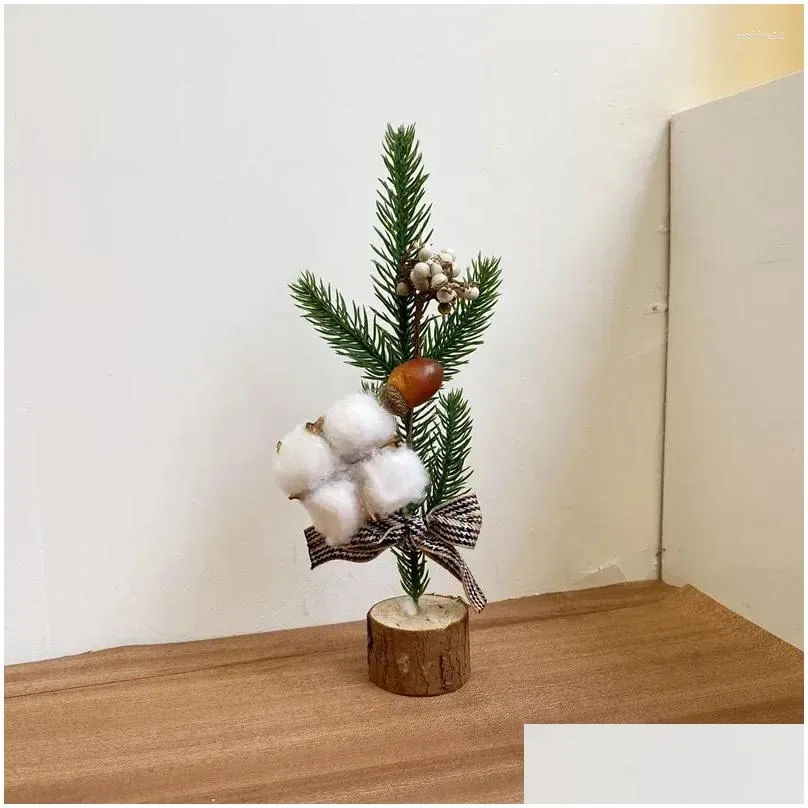 Christmas Decorations Decoration Xmas Tree Small Pine For Home Room Decor Halloween Party Year Navidad Ornaments Accessories