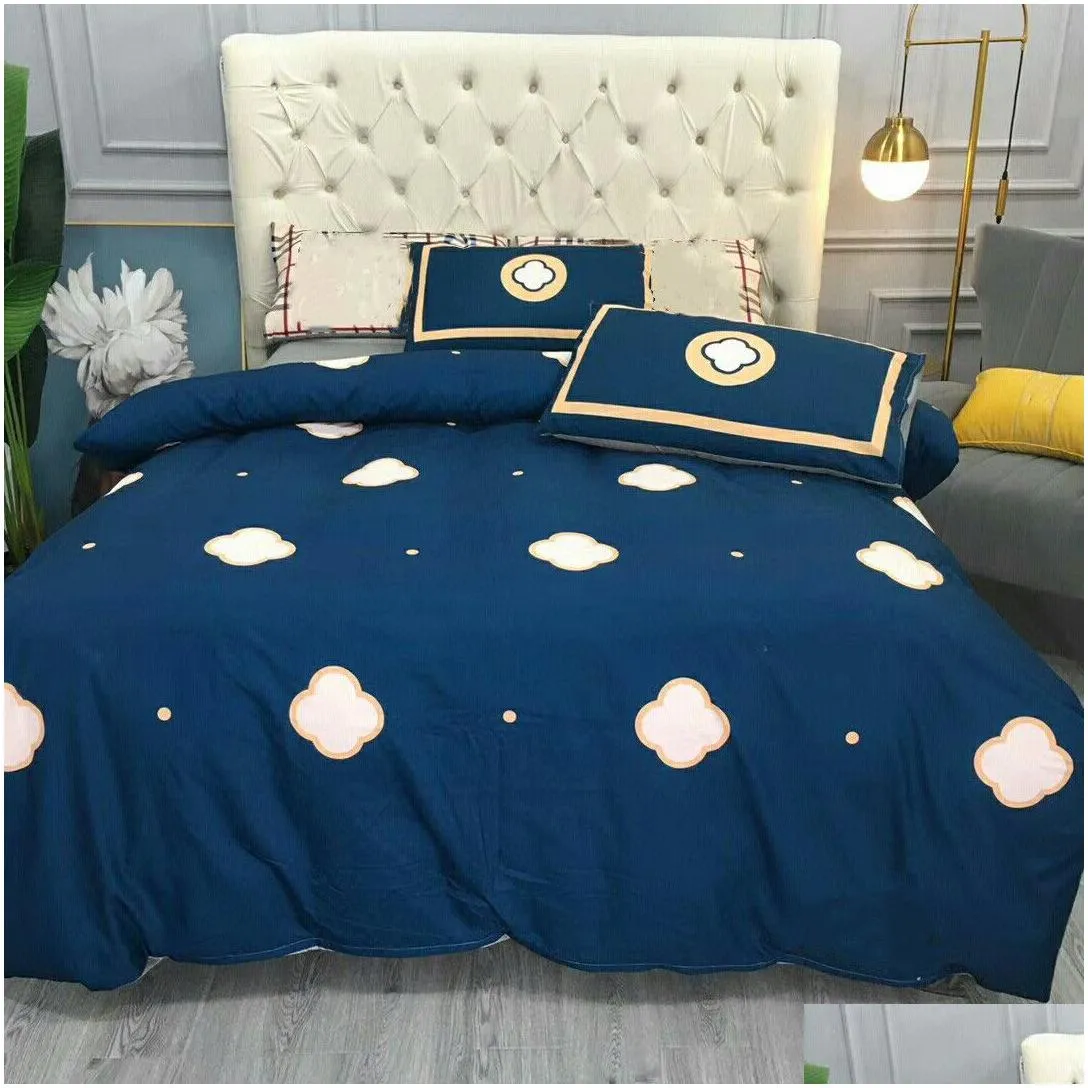 luxury orange king designer bedding sets cotton gold horse printed queen size duvet cover bed sheet fashion pillowcases comforter set