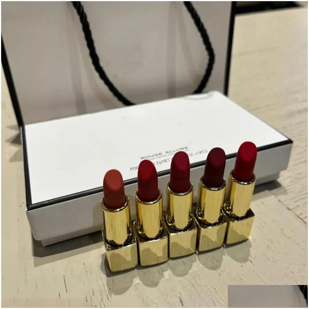 EPACK Rouge Allure Le Rouge Intense Luminous Limited Edtion Lipstick Set Matte Lip Colour 157-176-99-191-147