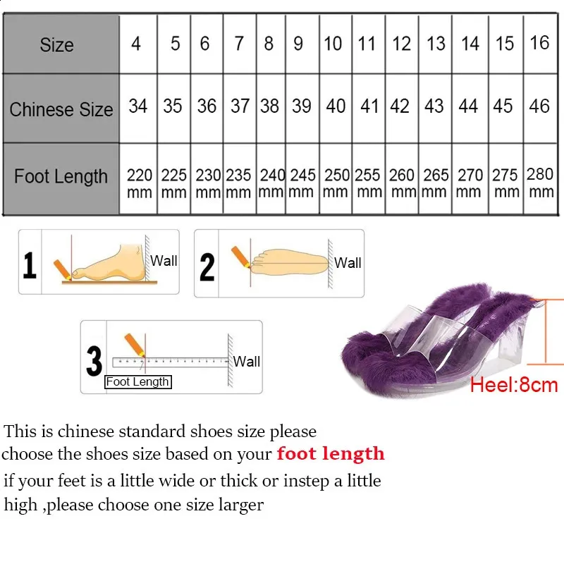 Slippers European and American niche design sweet and versatile fur high heels slippers crystal heel rabbit hair large size women 231219