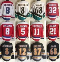 Retro Ice Hockey Vintage 32 Dale Hunter Jersey 68 Jaromir Jagr 12 Jeff Friesen 37 Kolzig 5 Rod Langway 8 Alex Alexander 21 Dennis Maruk 11 M