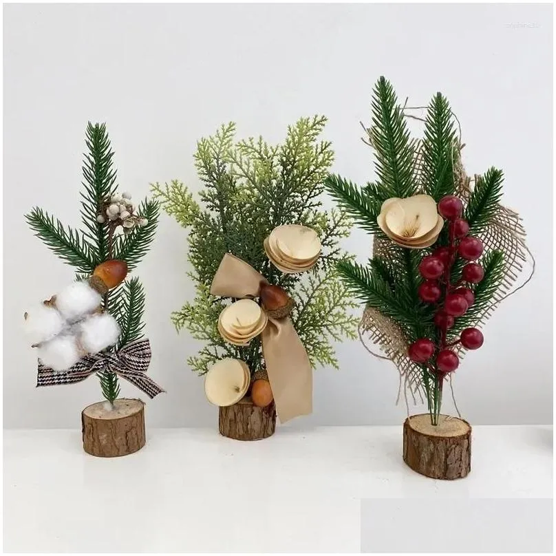Christmas Decorations Decoration Xmas Tree Small Pine For Home Room Decor Halloween Party Year Navidad Ornaments Accessories