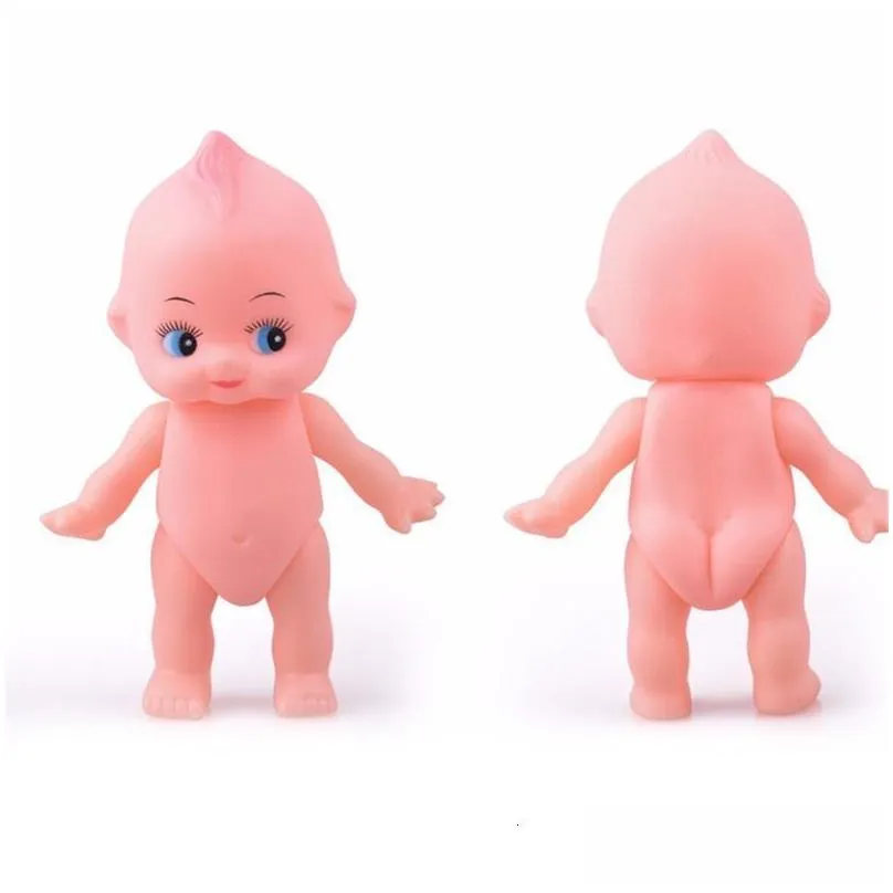Bath Toys 1pc Soft Silicone Rubber Squeezing Sound Baby Beach Vocal Kids Playing Water Games Boys Girls Doll Kawaii Gift 221118