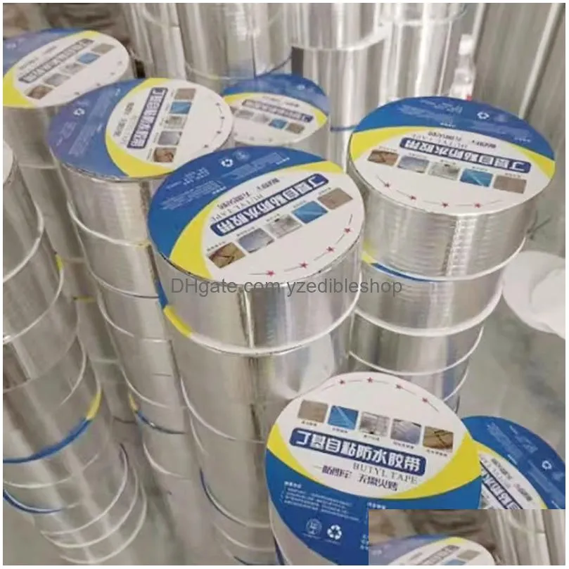 manufacturers direct sales of butyl rubber self-adhesive waterproof tape color steel tile roof kitchen pipeline waterproof sealing roll