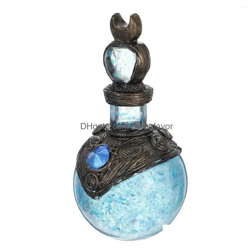 vases small resin shiny bottle model delicate moon statue ornaments for home