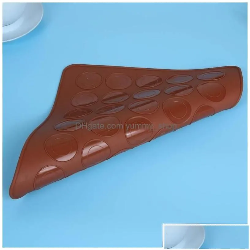 Baking Dishes Pans 30/48 Holes Sile Pads Oven  Nonstick Mat Pan Pastry Cake Pad Bake Tools Vt0227 Drop Delivery Home Garden Ki