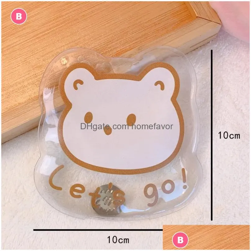 other home garden 1pc mini winter reusable gel hand warmer warmfitting and fast selfheating cute print instant heating pack 221122