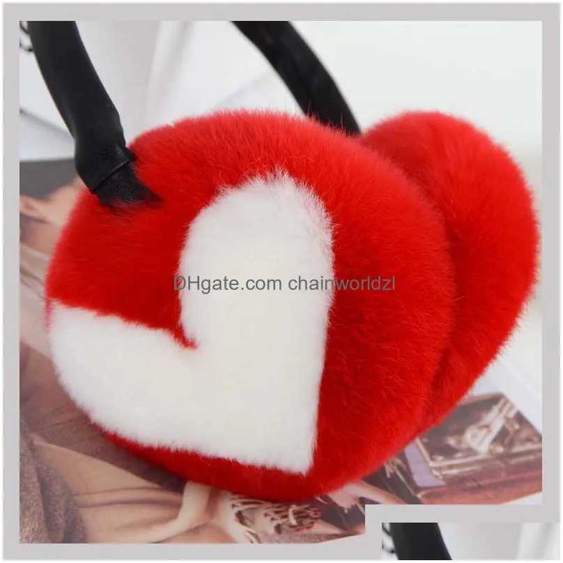 genuine rex rabbit fur earflap fashion flush fur earmuffs woman rabbit fur earmuff christmas gift cute ear warmer winter earmuffs