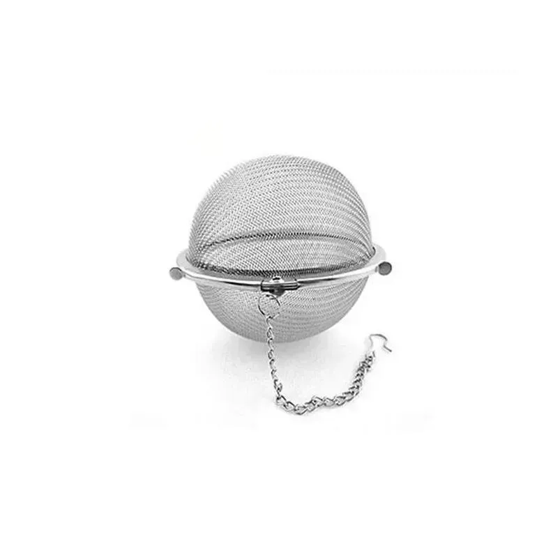 UPS New Stainless Steel Sphere Locking Spice Tea Ball Coffee & Tools Strainer Mesh Infuser strainer Filter infusor