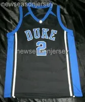 Stitched Blue Devils #2 Black Elite Jersey Smith Reddish Customize any number name XS-5XL 6XL basketball jersey