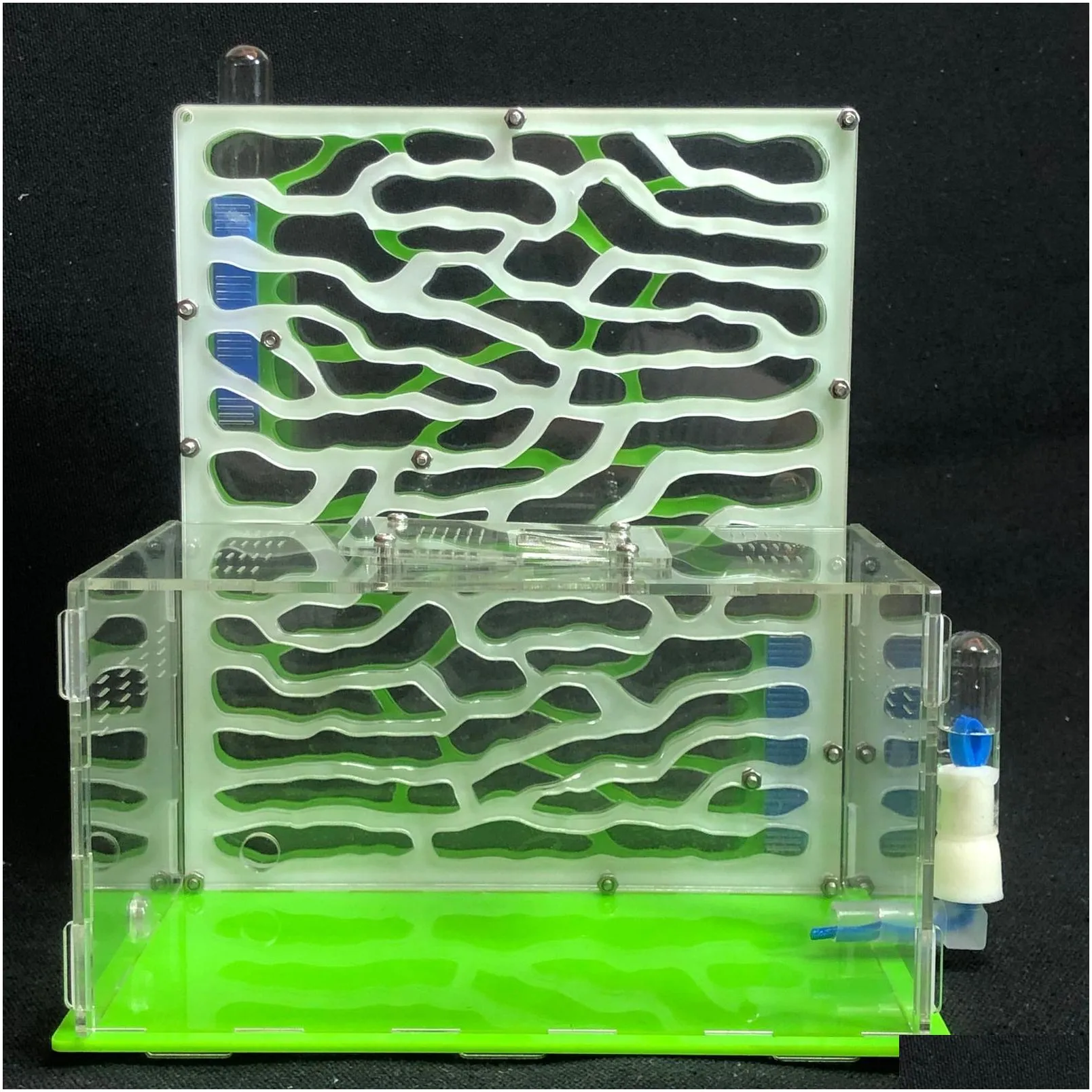 Small Animal Supplies DIY Large Acrylic Ant Farm with Feeding Area Big Ants House Ant Nest Villa Insect Pet Anthill Workshop 6 Layers 19.5*15*22cm