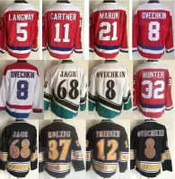 college wearMen Vintage Retro Ice Hockey 5 Rod Langway Jersey 8 Alex Alexander 21 Dennis Maruk 11 Mike Gartner 32 Dale Hunter 68 Jaromir Jag