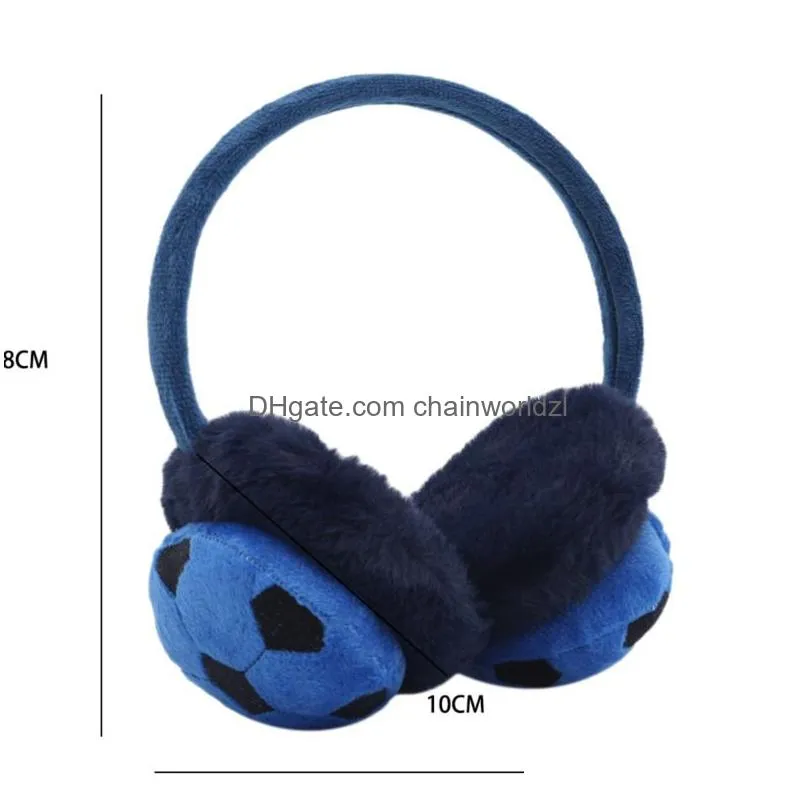  boys and girls winter warm lovely cute fur cartoon plush children earmuffs thicken cover ears kids ear muffs headband