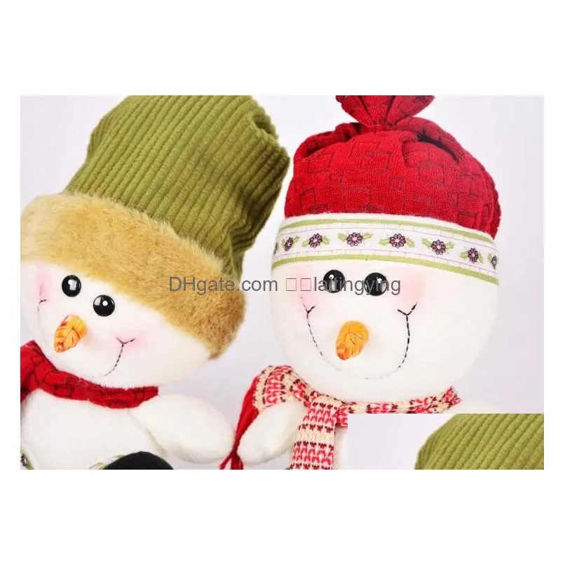 christmas snowman doll christmas tabletop decoration home party santa claus year home party decor gift