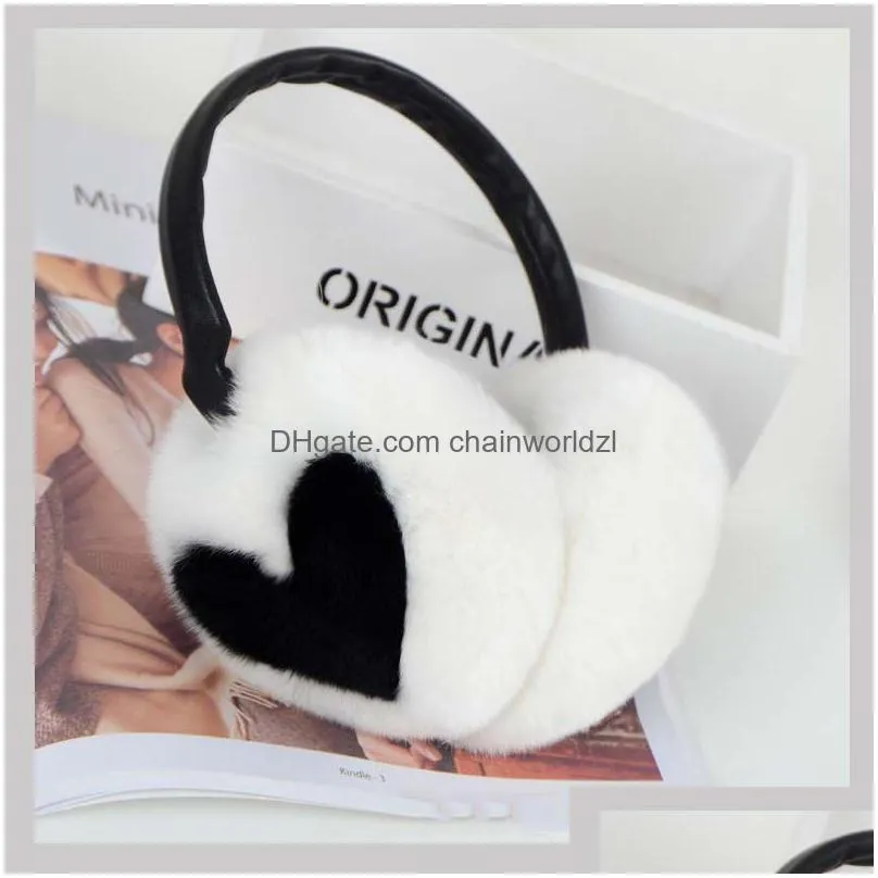 genuine rex rabbit fur earflap fashion flush fur earmuffs woman rabbit fur earmuff christmas gift cute ear warmer winter earmuffs