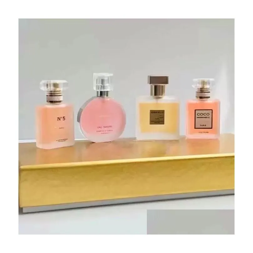 luxury women perfume gift set chance no.5 pairs cocoo 25ml x 4 pics good smell long long time lasting fast ship