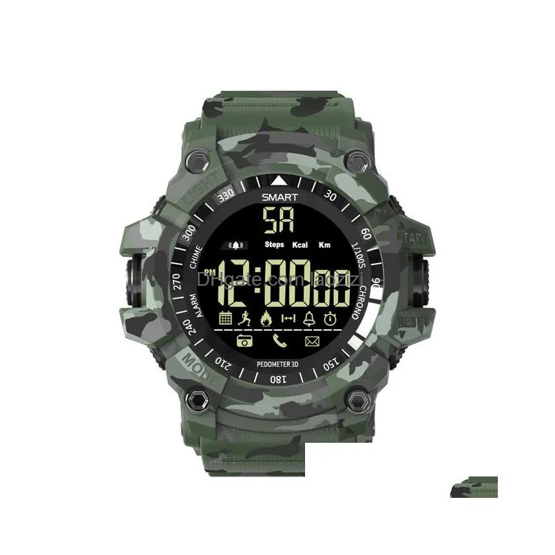 ex16 plus smart watch men sport wristwatch 5atm waterproof activity tracker bluetooth pedometer smart bracelet for android ios phone