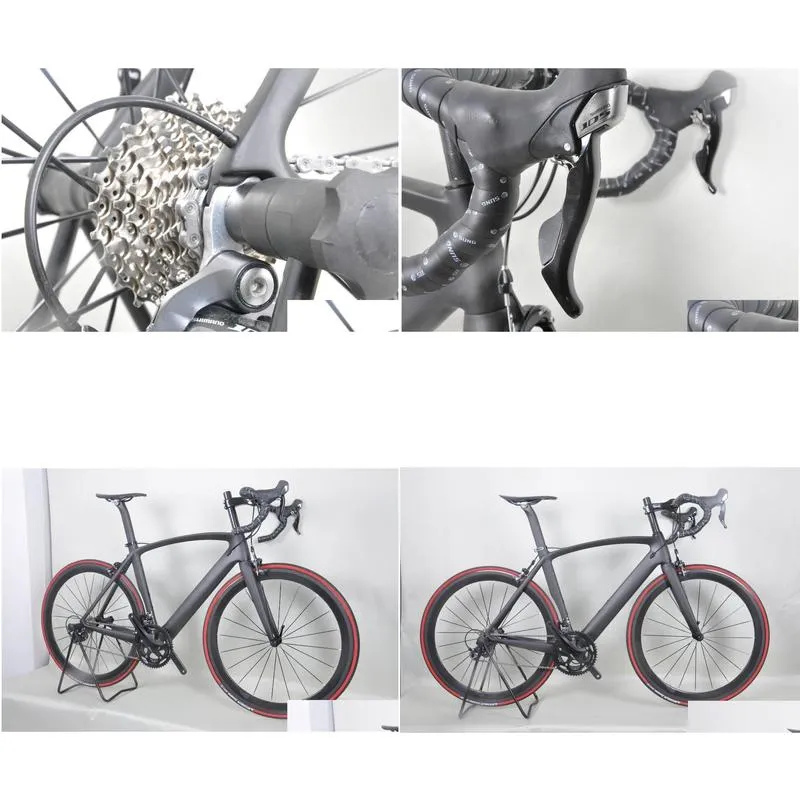 Design FM098 Black Maaero Di2 Road Racing Bicycle With 5800 Groupset Full Carbon Bikes For Selling