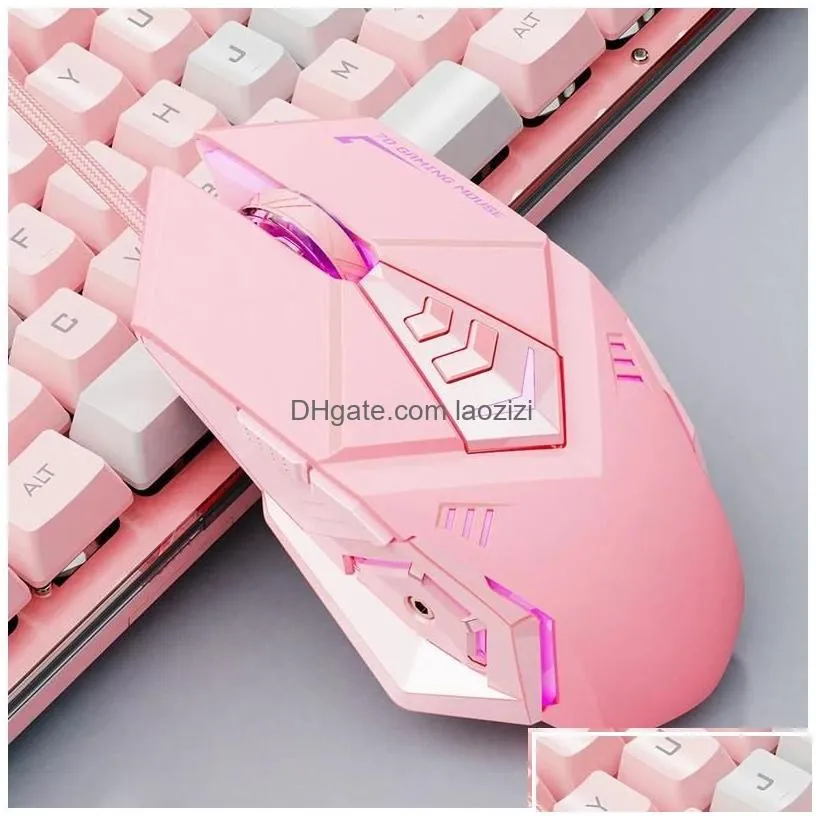 mice wireless mouse bluetooth charging tra thin silent led color backlit game 231101 drop delivery computers networking keyboards inpu