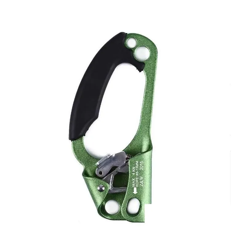 Outdoor Gadgets Professional Arborist Rock Climbing Equipment Carabiner Mountaineer Right Hand Climbing Ascender Cave Rope