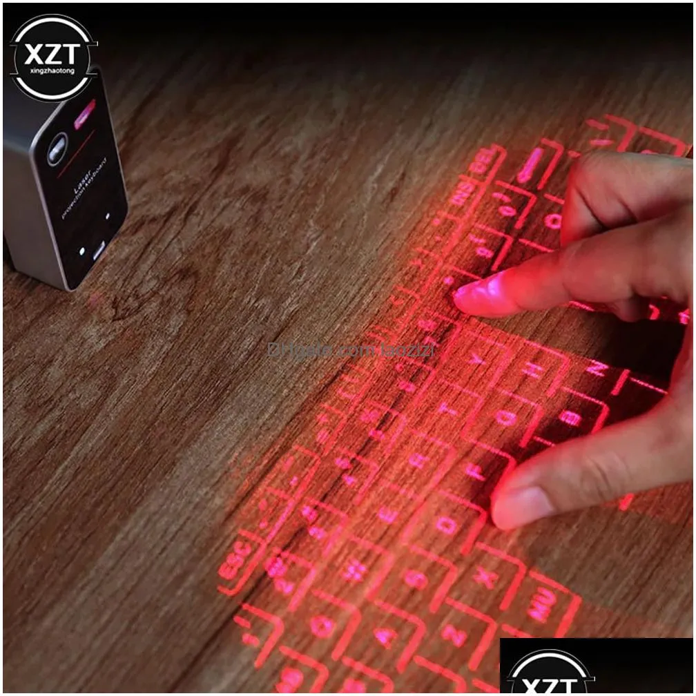 keyboards kb560s usb portable laser projection wireless bluetooth virtual keyboard with the function of mouse and gesture for various use