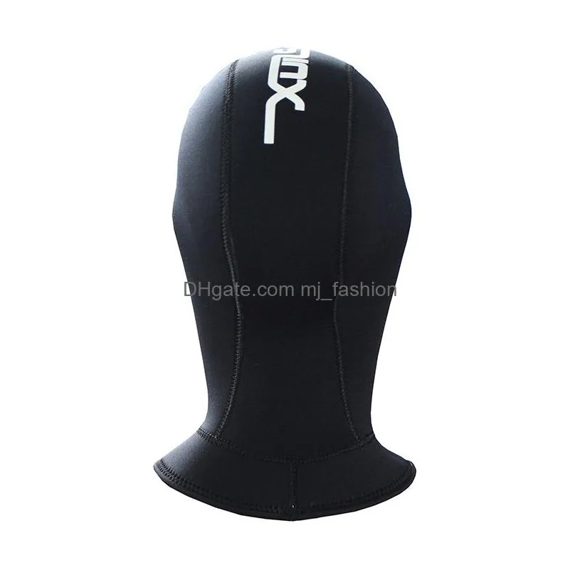 Swimming Caps Caps Wholesale Genuine Slinx Brand 5Mm Thickened Neoprene Scuba Dive Hood Hat Keep Warm Cold Proof Winter Swim Wetsuit W Dhy9R