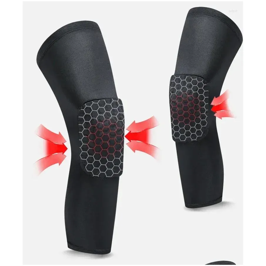 Knee Pads Honeycomb Foam Support Compression Leg Sleeve Basketball Volleyball Brace Sport Kneepad Fitness Equipmet