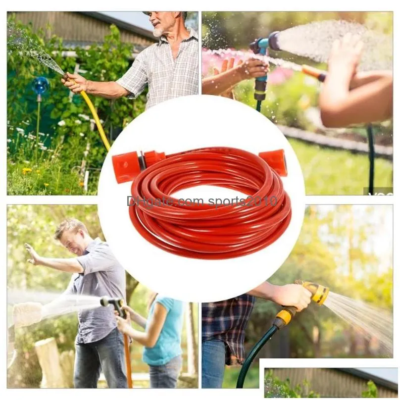 Water Gun & Snow Foam Lance Lance Replacement Power Washer Hose Explosion-Proof Upvc Water Pipe Garden Drop Delivery Automobiles Motor Dhtlu