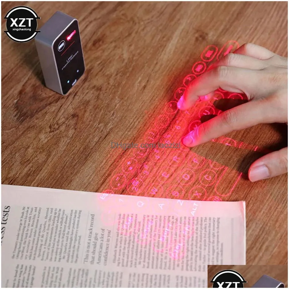 keyboards kb560s usb portable laser projection wireless bluetooth virtual keyboard with the function of mouse and gesture for various use