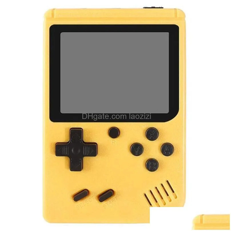 handheld game players 400-in-1 games mini portable retro video game console support tv-out avcable 8 bit fc games