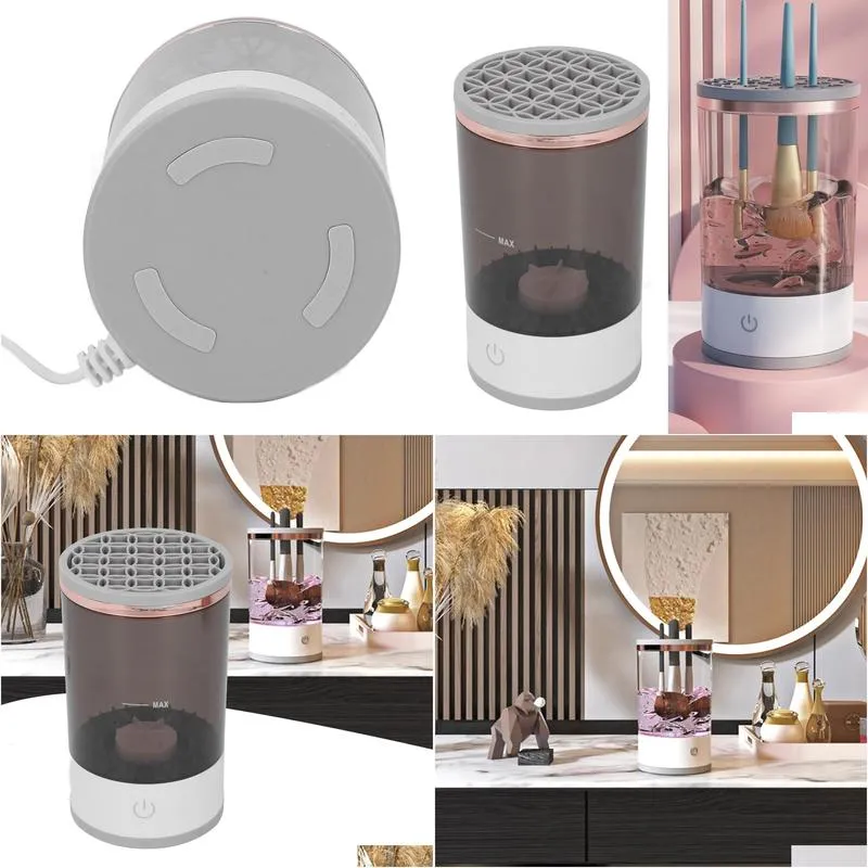 Makeup Tools Electric Cosmetic Automatic Spinner Makeup Brush Cleaner Machine Automatic Brush Cleaner Spinner Machine 231020