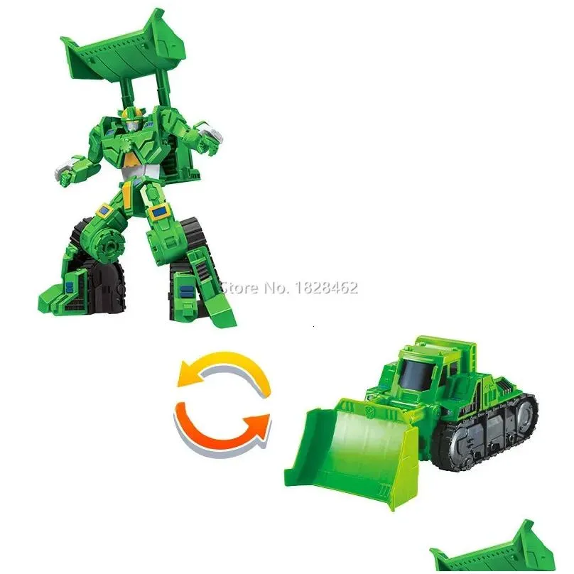 Transformation toys Robots Two Mode Hello Carbot Transformation Excavator Toys Action Figures Deformation Engineering Car Truck Dump Crane Vehicle Toy