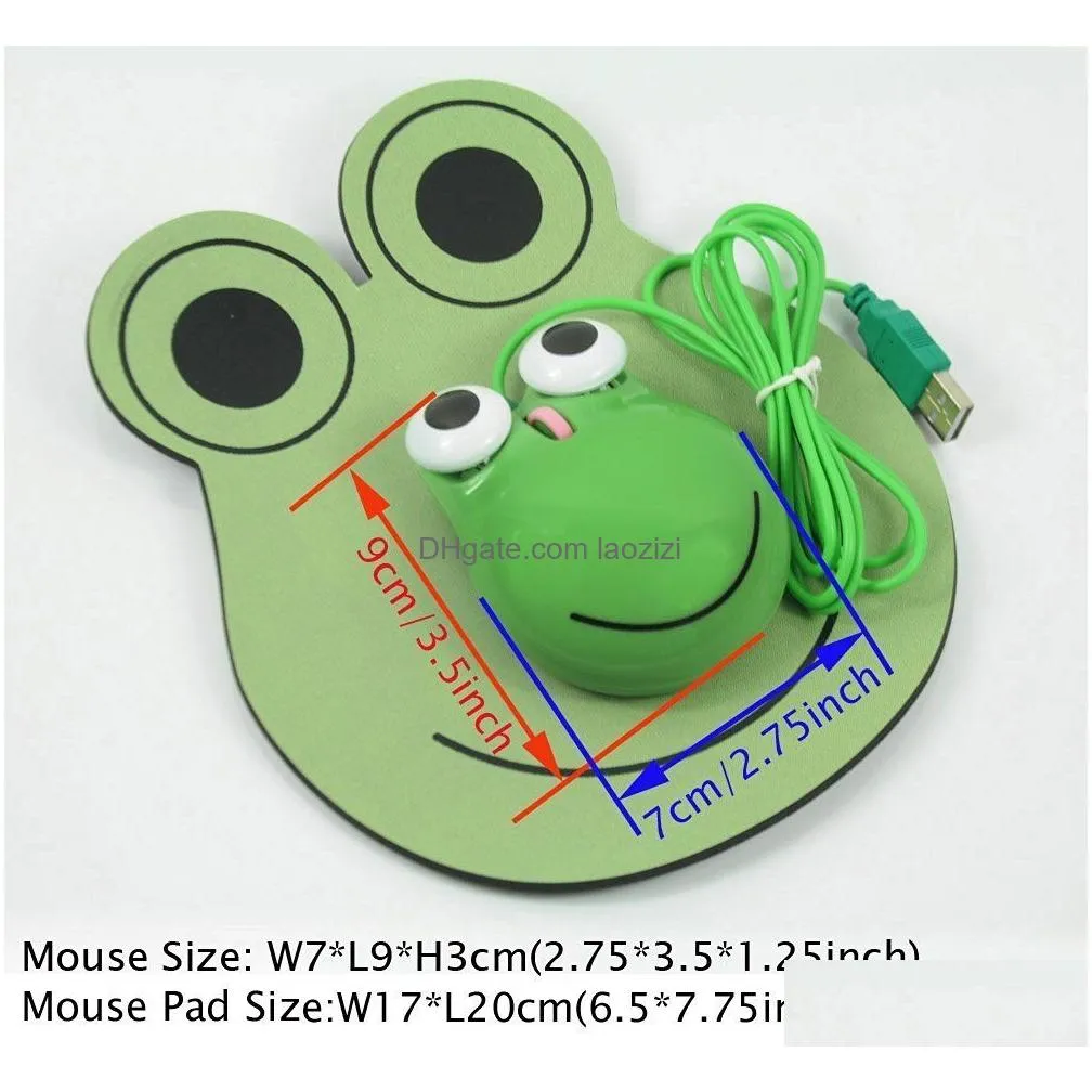 lovely frog shaped usb mouse for computer/laptop fashion cartoon frog prince mouse 3d wired optical mice home office unique frog mouse