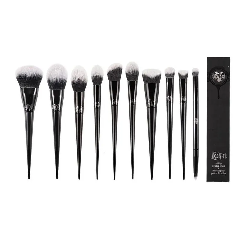 Makeup Tools KVD Makeup Brushes Series Blusher Powder Foundation Concealer Eye Shadow Blending Cosmetic Beauty Make Up Brush Tool Maquiagem