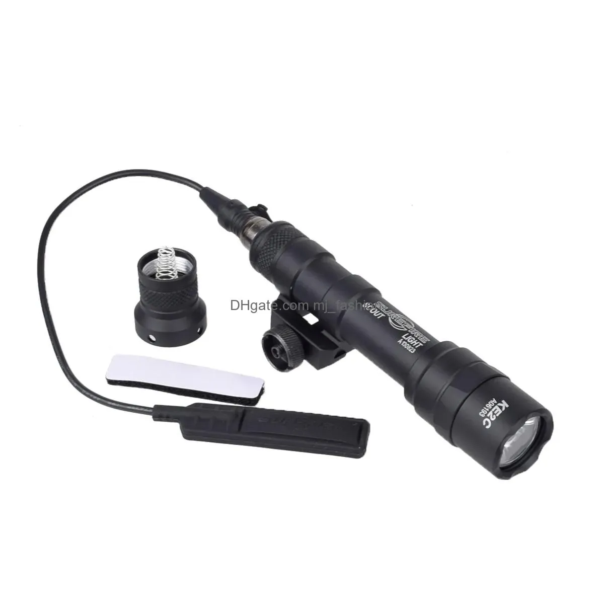 Gun Lights Lights Tactical Sf M600 M600B Scout Light Lanterna Led Flashlight For Pictinny Rail Drop Delivery Sports Outdoors Hunting Dhyax