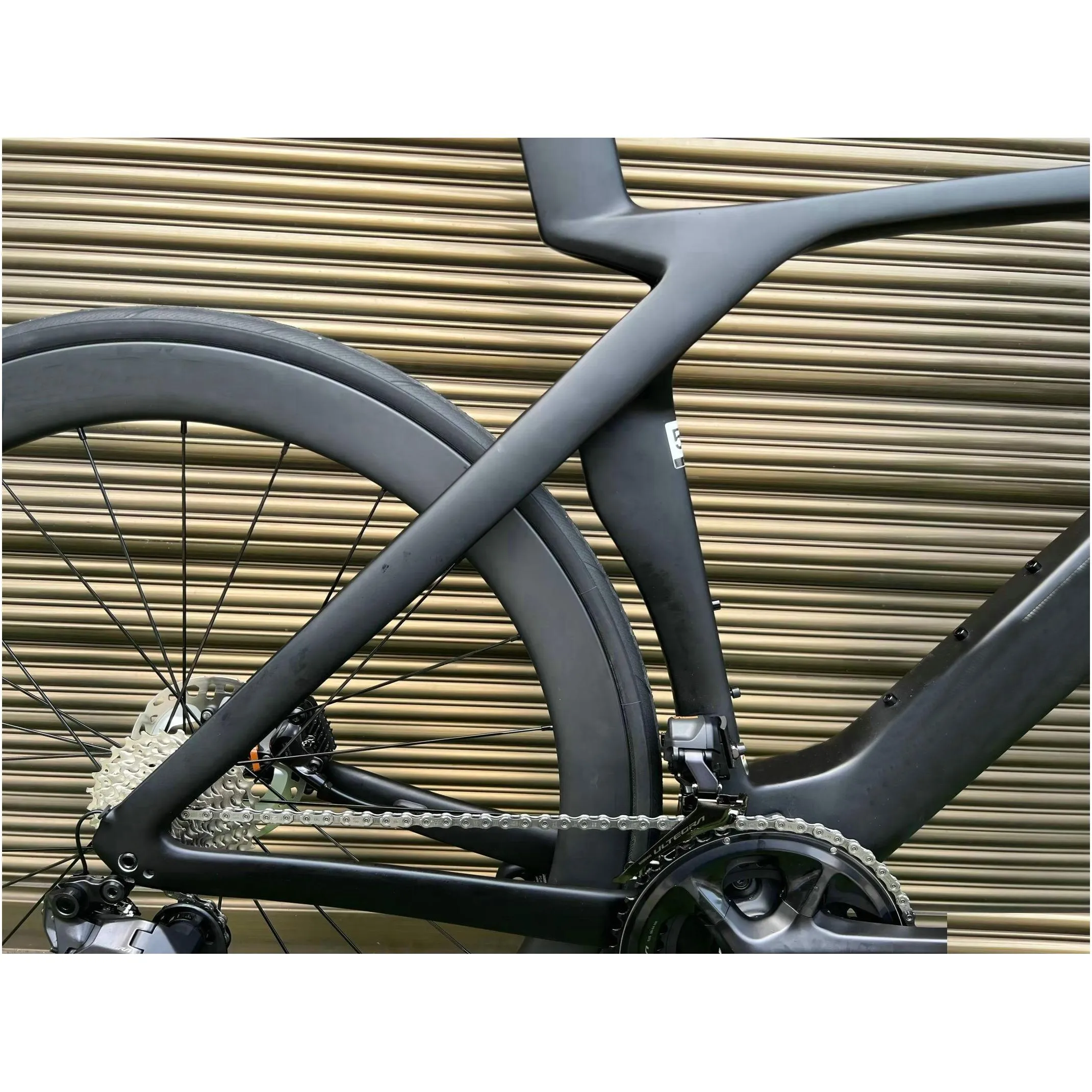 DIY SLR 9 Carbon Road Full Bike Glossy with R7170 di2 Groupset, 50mm Carbon Wheelset