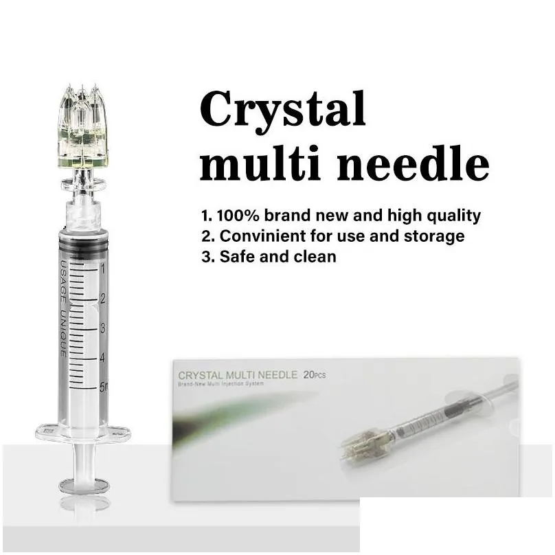 Multi Needle 5 Pin Korea Crystal Mesotherapy Microneedling for Meso Gun Injector 220420