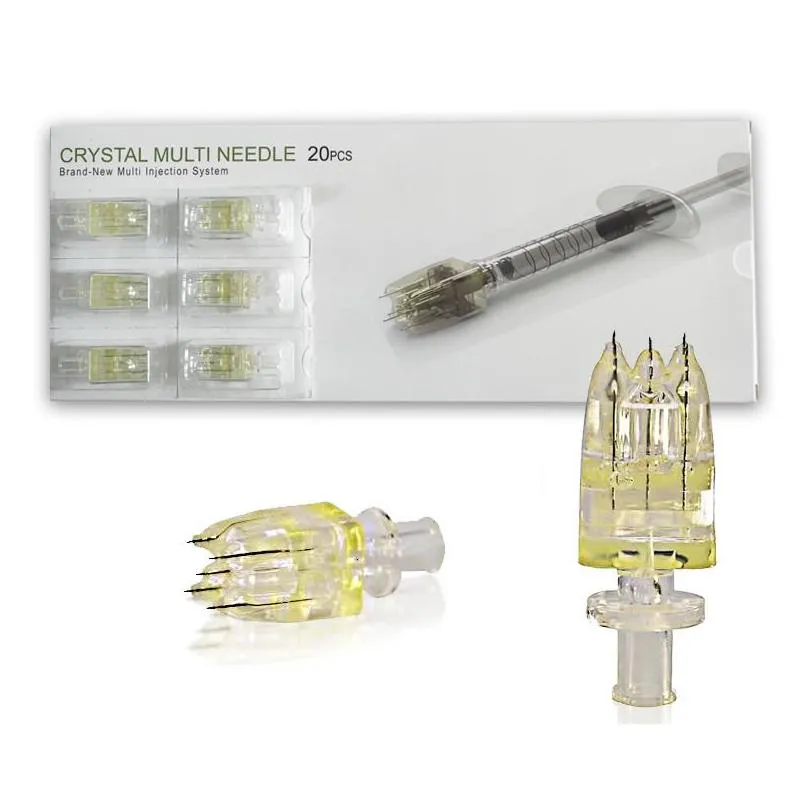 Multi Needle 5 Pin Korea Crystal Mesotherapy Microneedling for Meso Gun Injector 220420