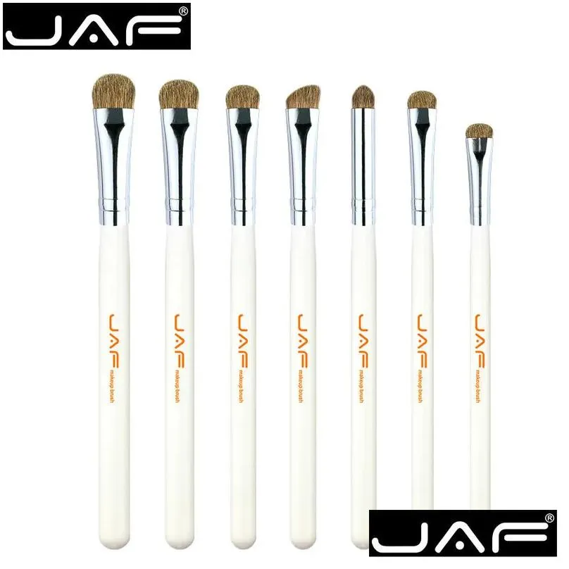 Makeup Tools Jaf 7 Pcs Eyeshadow Make Up Tool Kit Shade Brushes Sets Professional Makeup For Shadow Blending Je07Py 220722 Drop Delive Dhyus