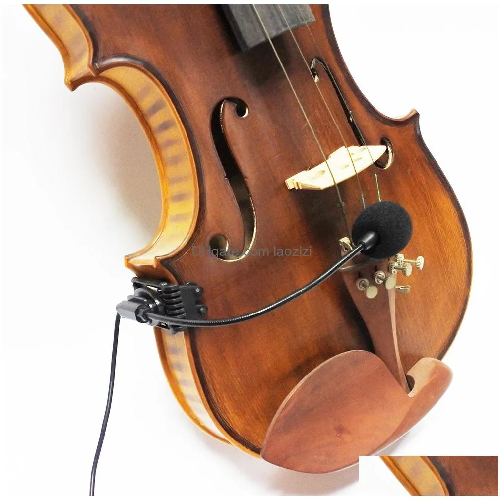 microphones 44 acoustic violin fiddle clip on wireless microphone recharge instrument cordless mic wireless system 221104