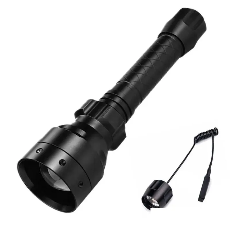 Flashlights Torches Host Hunting Night Light Angle Adjustable Focus Infrared Spearfishing Lanterna Outdoor Equipment BI50FL1969794