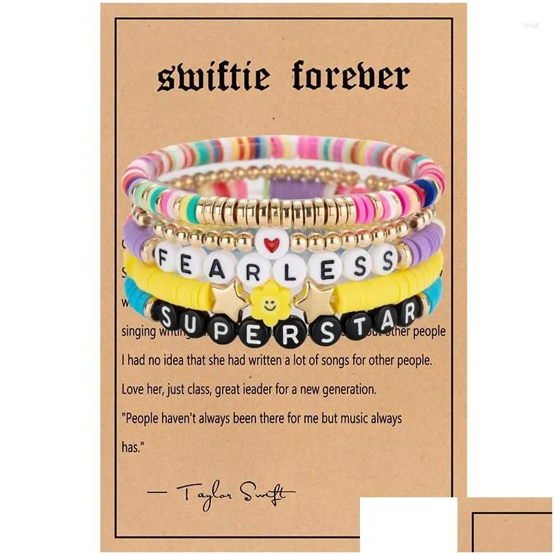 link bracelets taylor the swift music series necklace 2023 global tour concert eras commemorative collecting jewelry