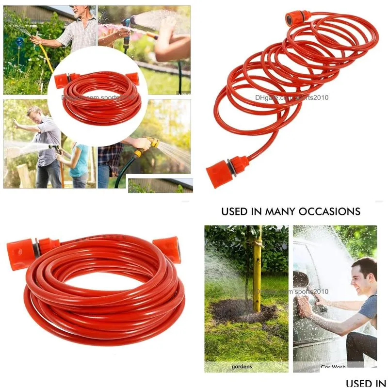 Water Gun & Snow Foam Lance Lance Replacement Power Washer Hose Explosion-Proof Upvc Water Pipe Garden Drop Delivery Automobiles Motor Dhtlu