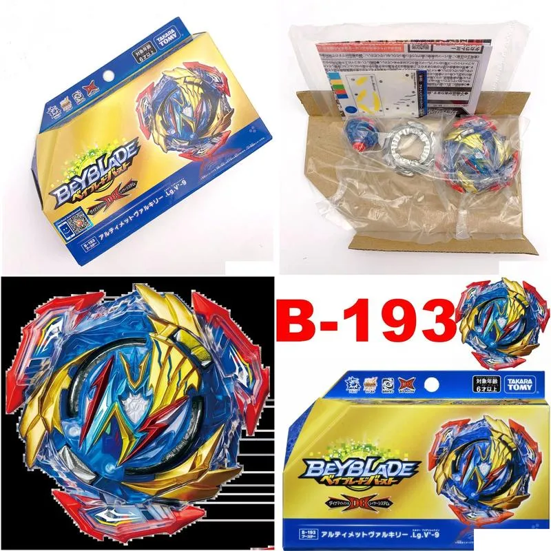 4D Beyblades TOMY BEYBLADE GENUINE BEYSCOLLECTOR BEY B-193 Ultimate Valkyrie Lg.V`-9 DB Booster 231219