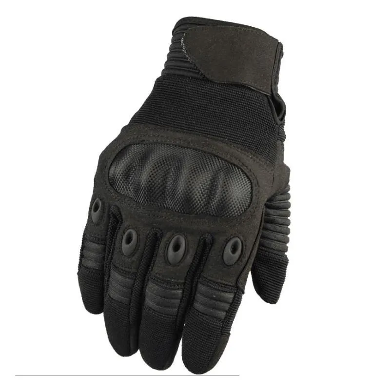 Touchscreen Tactical Cycling Motorcycle Combat Hard Knuckle Full Finger Gloves Rock Climbing Fast-Rope Fitness